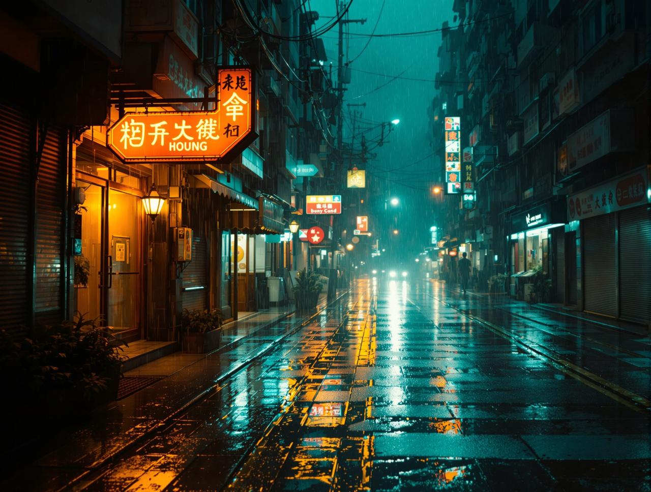 雨落无声